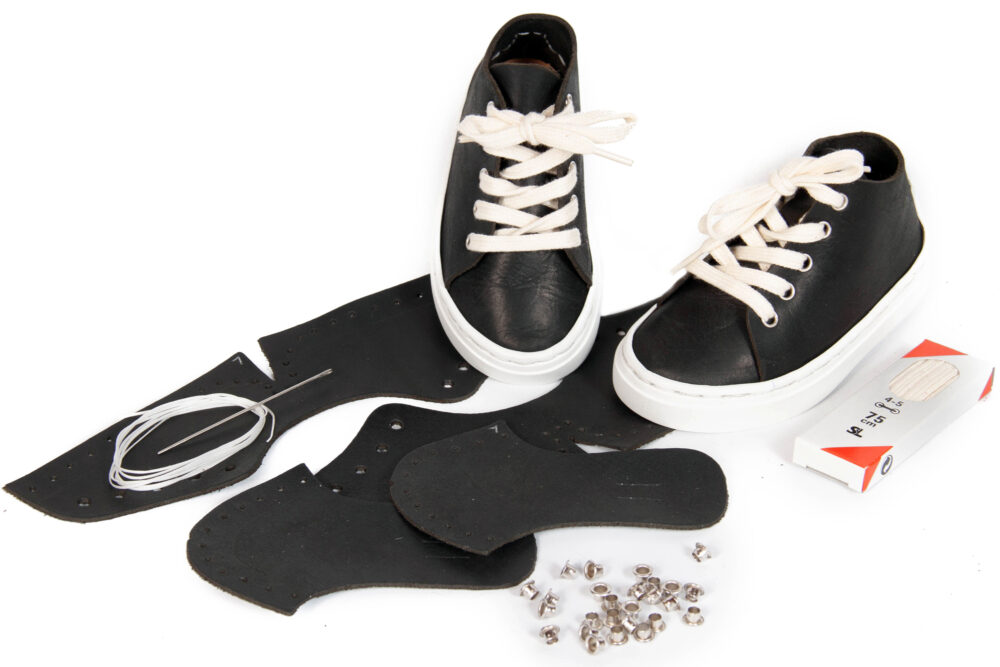 DIY-Kinder Sneakers | Zwart
