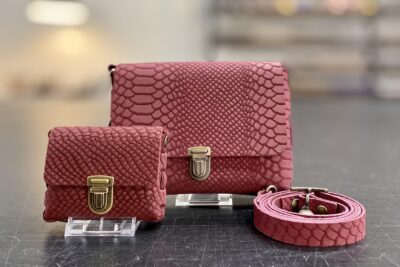 DIY-Crossbody Tasje "Festival" | Jungle Suede Bordo