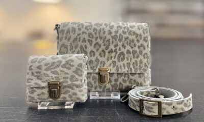 DIY-Crossbody Tasje "Festival" | Leopard Suede Light Grey