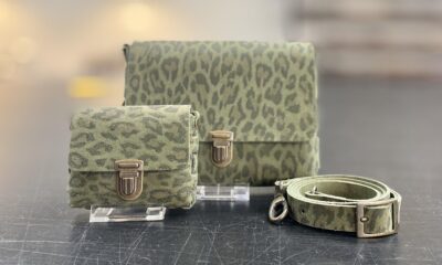 DIY-Crossbody Tasje "Festival" | Leopard Suede Olive
