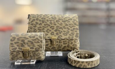 DIY-Crossbody Tasje "Festival" | Leopard Suede Taupe