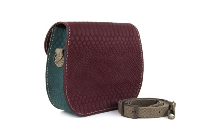NYCHEL - Jungle Suede Taupe/Bordo/Petrol – Bild 6