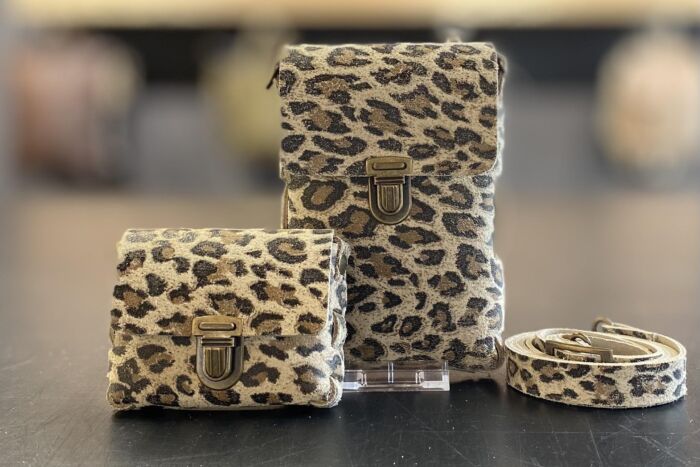 YARA - Suede Leopard Ecru