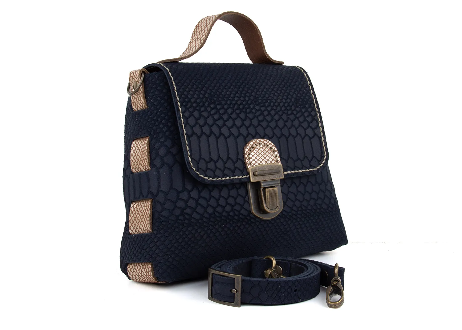 DIY-Crossbody-Tas VANITY Flair_Jungle_Suede_Ocean_1