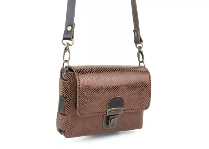 JULYA - Metallic Snake Brown – Bild 4