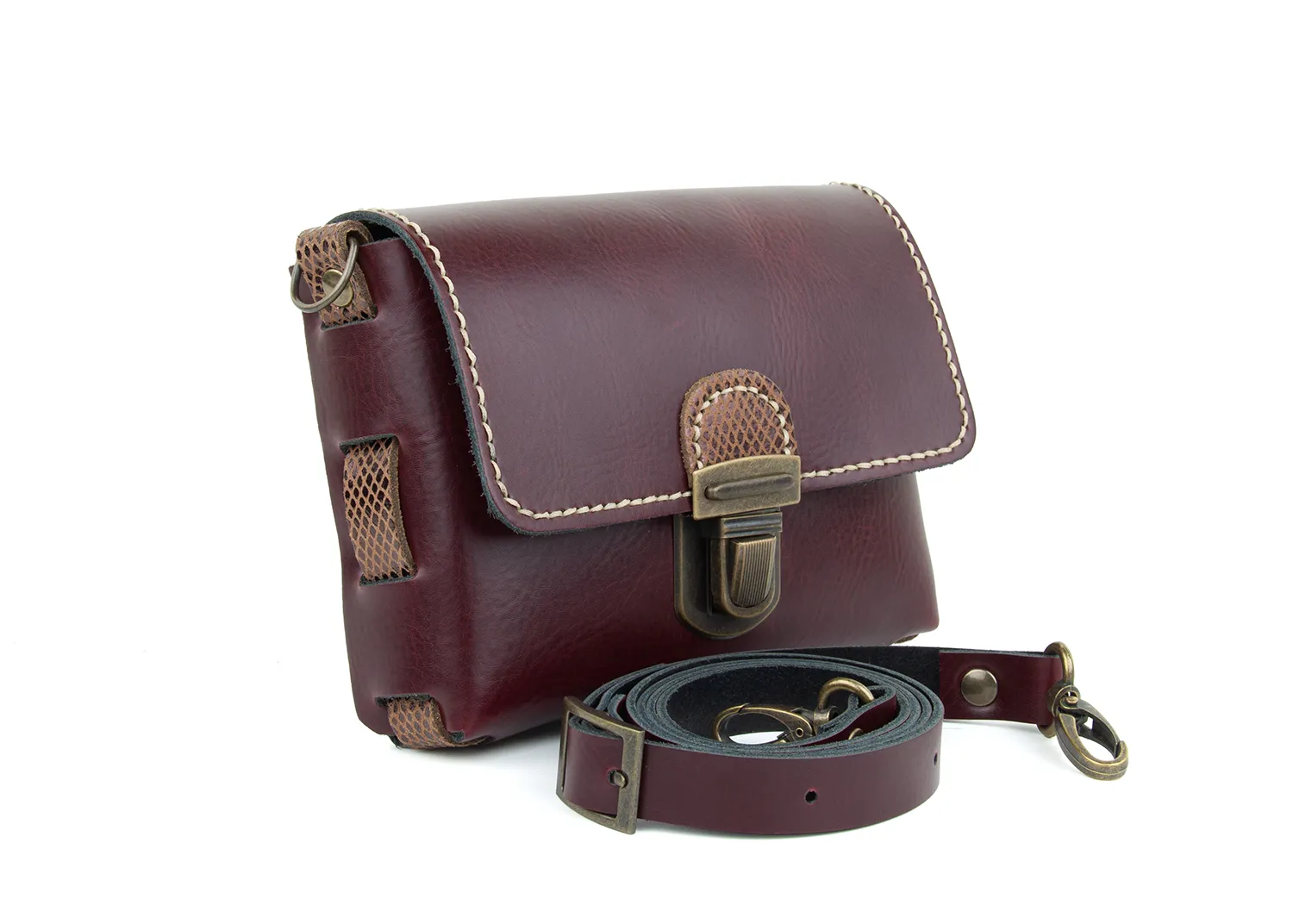 DIY-Crossbody Tas JULYA_Minnesota_Bordeaux_2