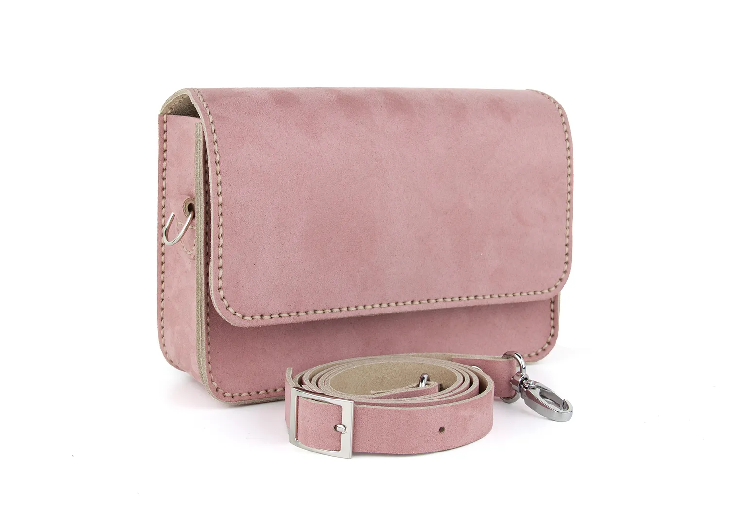 DIY-Crossbody-Tas YILL_suede_oudroze_1